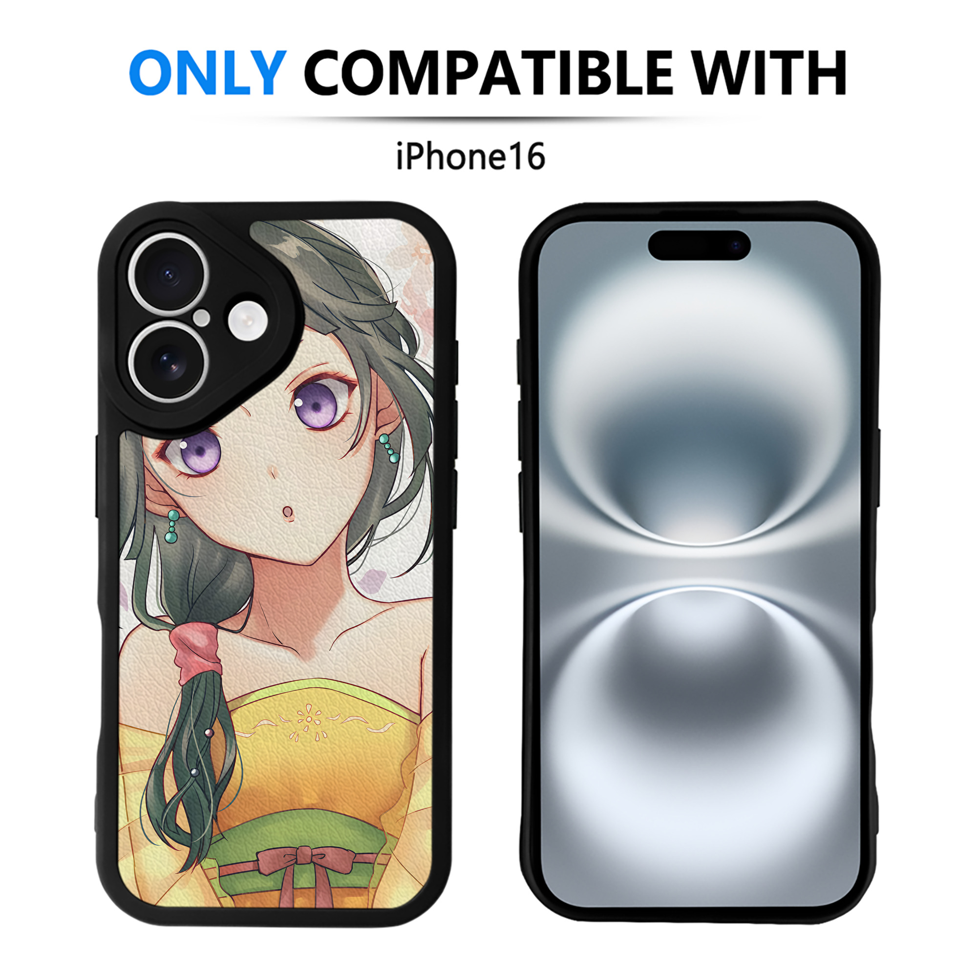 （画像用） 薬屋のひとりごと The Apothecary Diaries 【iPhone 16シリーズ対応】シリコンスマホケース（レザー調） 材質：シリコン